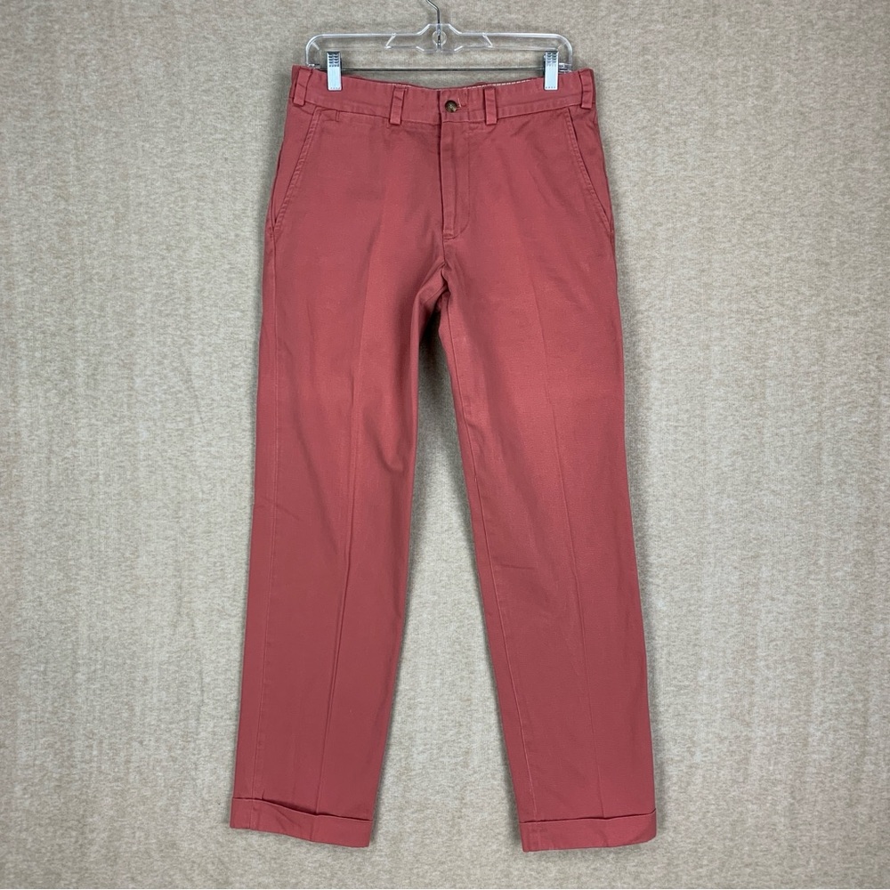 Bills Khakis Men's Pants 31x32 Pink Chino Flat Front Twill Heavy 100% Cotto